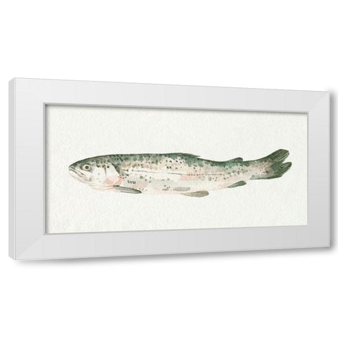 Fresh Catch II White Modern Wood Framed Art Print by Caroline, Emma