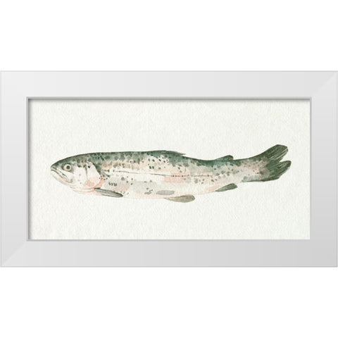 Fresh Catch II White Modern Wood Framed Art Print by Caroline, Emma