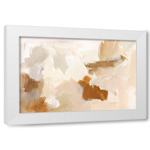 Tawny Mix I White Modern Wood Framed Art Print by Barnes, Victoria