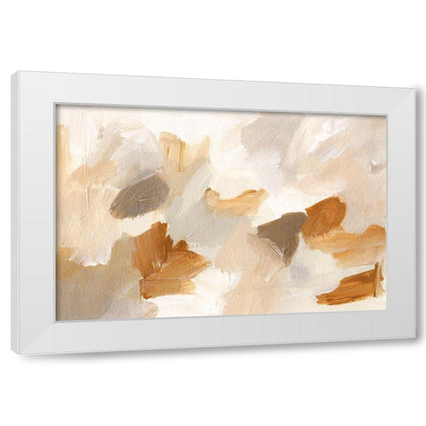 Tawny Mix II White Modern Wood Framed Art Print by Barnes, Victoria