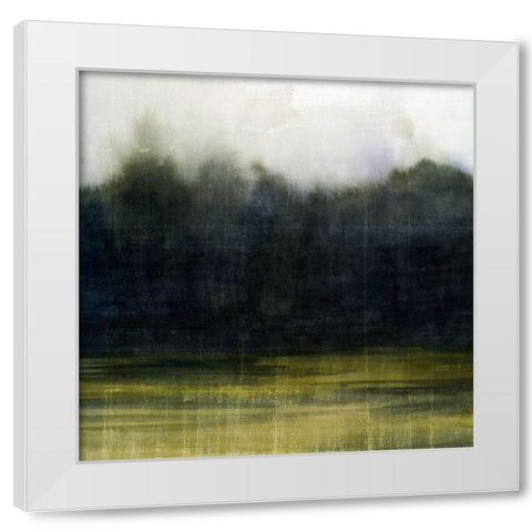 Mossy Treeline I White Modern Wood Framed Art Print by Popp, Grace