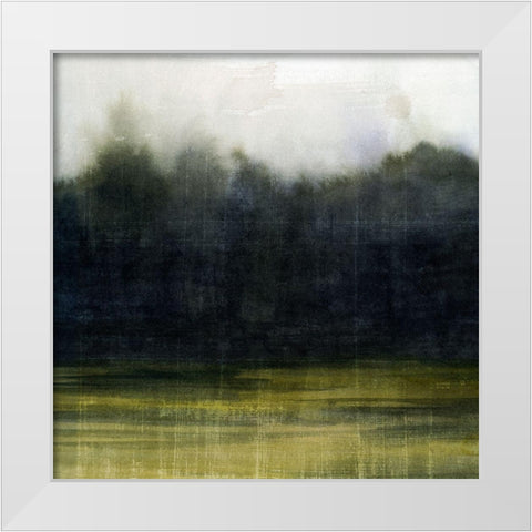 Mossy Treeline I White Modern Wood Framed Art Print by Popp, Grace