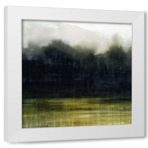 Mossy Treeline II White Modern Wood Framed Art Print by Popp, Grace