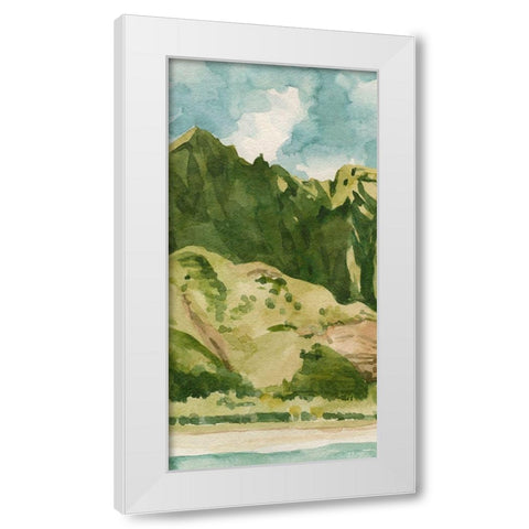 Tropicana I White Modern Wood Framed Art Print by Caroline, Emma