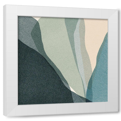 Aura Overlay I White Modern Wood Framed Art Print by Barnes, Victoria