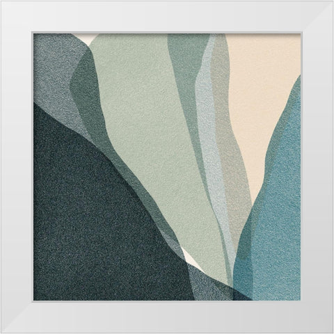 Aura Overlay I White Modern Wood Framed Art Print by Barnes, Victoria