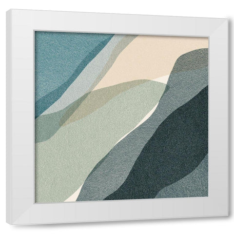 Aura Overlay II White Modern Wood Framed Art Print by Barnes, Victoria