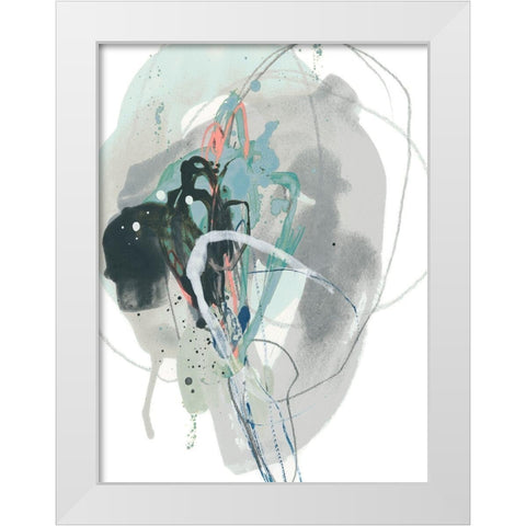 Stone Aperture I White Modern Wood Framed Art Print by Vess, June Erica