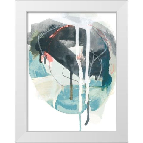 Stone Aperture II White Modern Wood Framed Art Print by Vess, June Erica