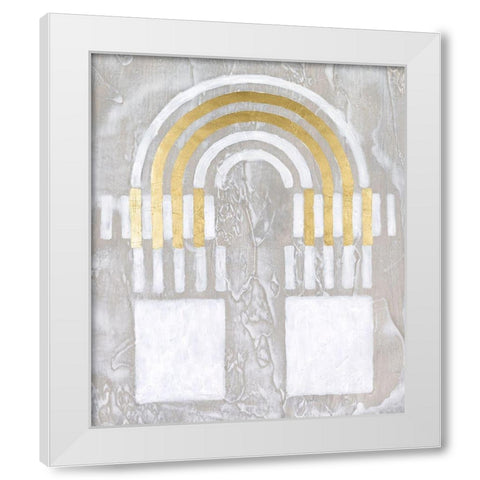 Mezzanine I White Modern Wood Framed Art Print by Lam, Vanna