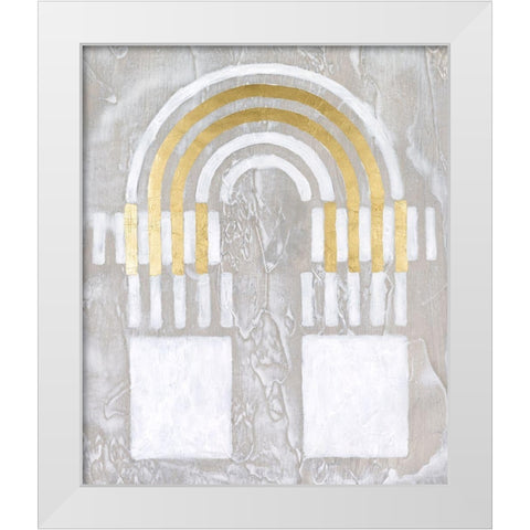 Mezzanine I White Modern Wood Framed Art Print by Lam, Vanna