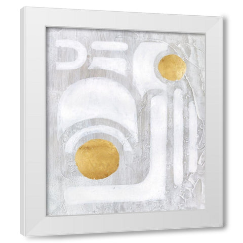 Calculus I White Modern Wood Framed Art Print by Lam, Vanna