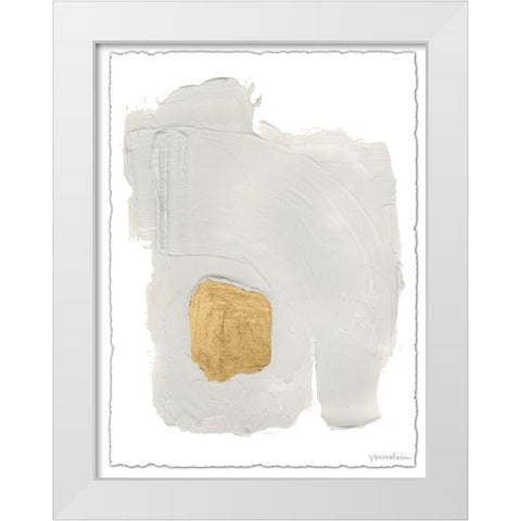 Opted-In I White Modern Wood Framed Art Print by Lam, Vanna