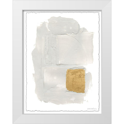 Opted-In II White Modern Wood Framed Art Print by Lam, Vanna