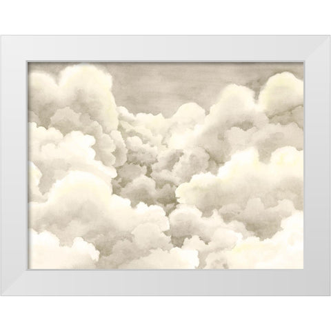 Custom Storm Brew III White Modern Wood Framed Art Print by Popp, Grace