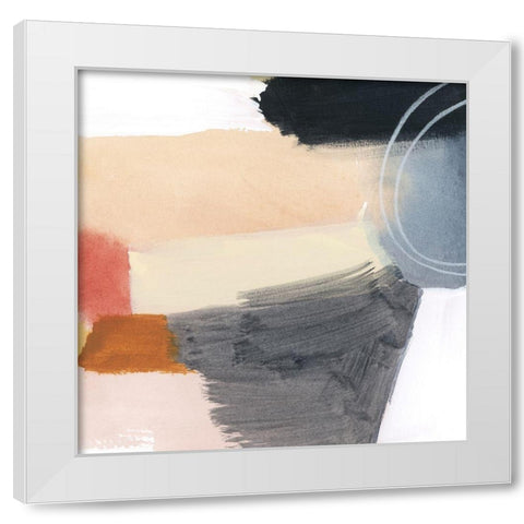 Sunset Movement III White Modern Wood Framed Art Print by Popp, Grace