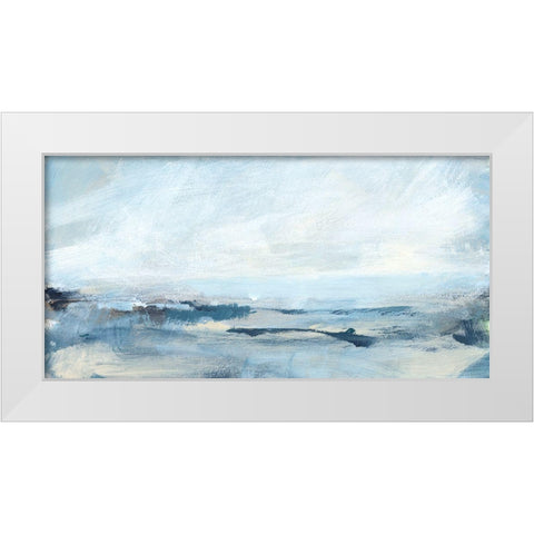 Sailing II White Modern Wood Framed Art Print by Long, Christina