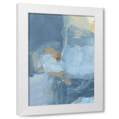 Mist II White Modern Wood Framed Art Print by Long, Christina