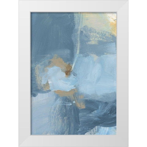 Mist II White Modern Wood Framed Art Print by Long, Christina
