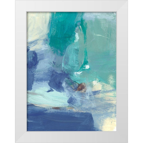 Front I White Modern Wood Framed Art Print by Long, Christina