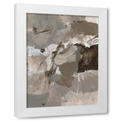 Coffee II White Modern Wood Framed Art Print by Long, Christina