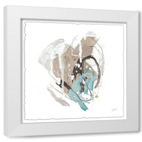 Tranquil Marks II White Modern Wood Framed Art Print by Vess, June Erica
