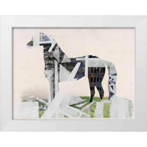 Blinded Legacy White Modern Wood Framed Art Print by Arbel, Lori