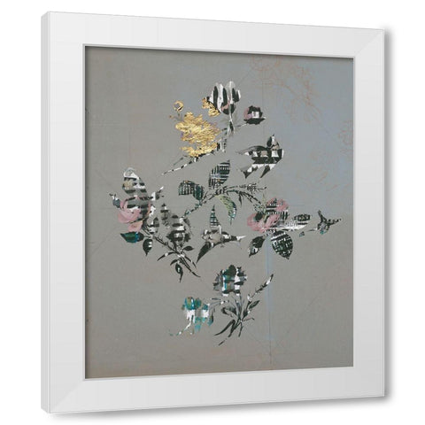 19th Century Design And Birds I White Modern Wood Framed Art Print by Arbel, Lori