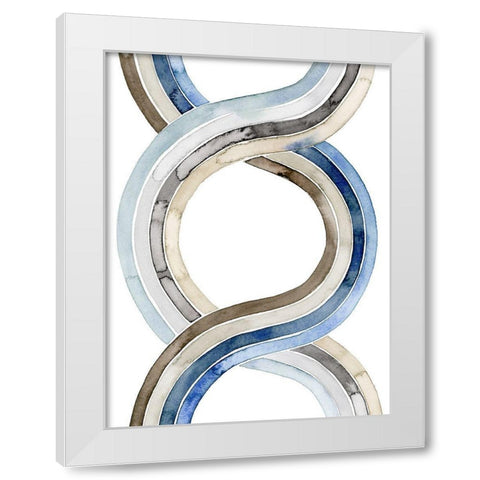 Natural Weaving I White Modern Wood Framed Art Print by Popp, Grace