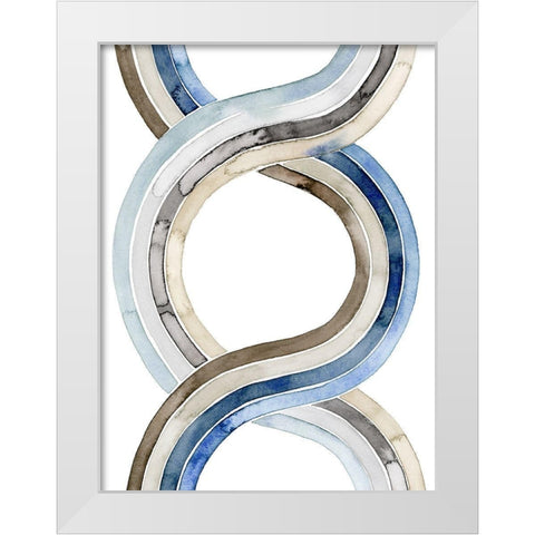 Natural Weaving I White Modern Wood Framed Art Print by Popp, Grace