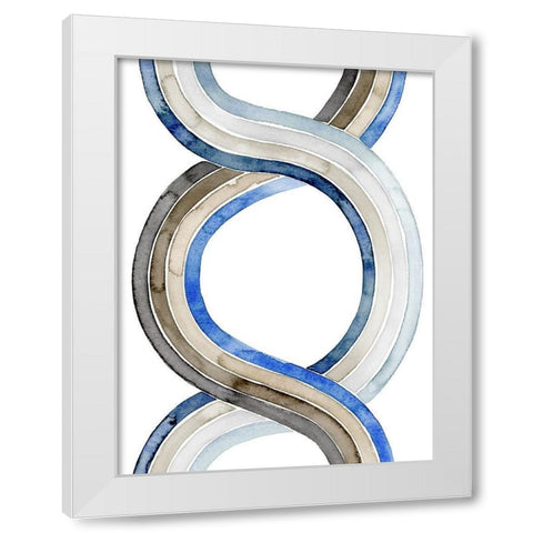 Natural Weaving II White Modern Wood Framed Art Print by Popp, Grace