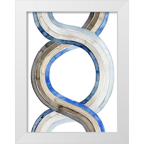 Natural Weaving II White Modern Wood Framed Art Print by Popp, Grace