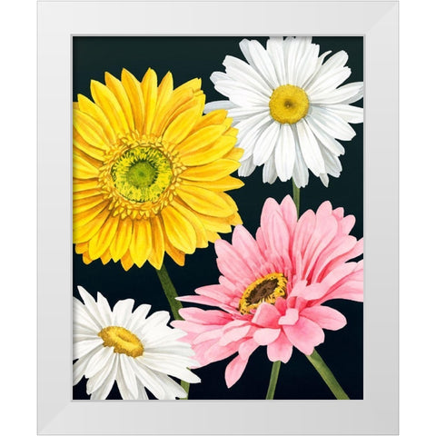 Gerbera Daisy I White Modern Wood Framed Art Print by Popp, Grace