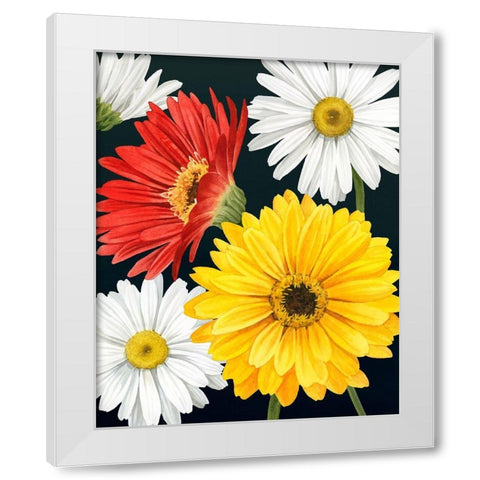 Gerbera Daisy II White Modern Wood Framed Art Print by Popp, Grace