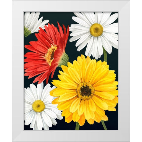 Gerbera Daisy II White Modern Wood Framed Art Print by Popp, Grace