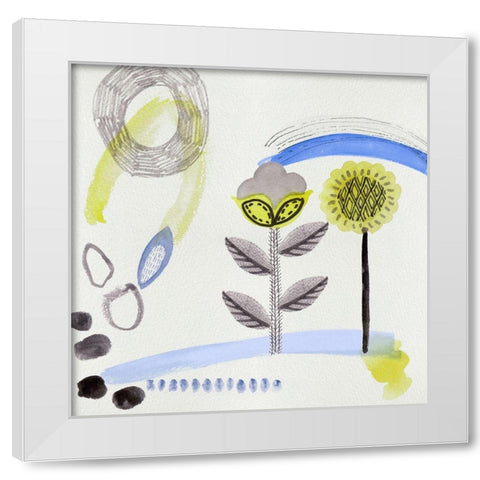 Light Dreams I White Modern Wood Framed Art Print by Wang, Melissa