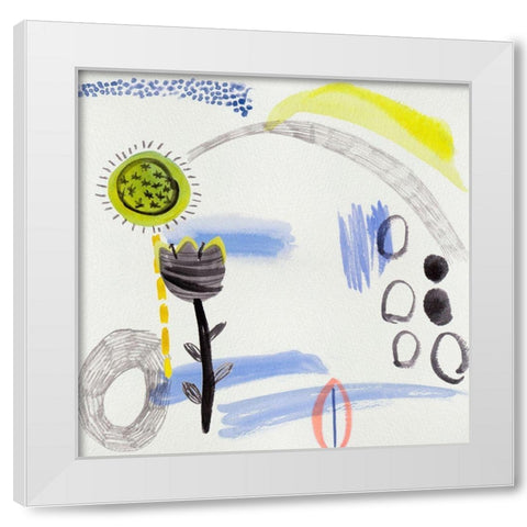 Light Dreams II White Modern Wood Framed Art Print by Wang, Melissa