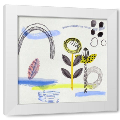 Light Dreams III White Modern Wood Framed Art Print by Wang, Melissa