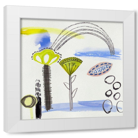 Light Dreams IV White Modern Wood Framed Art Print by Wang, Melissa