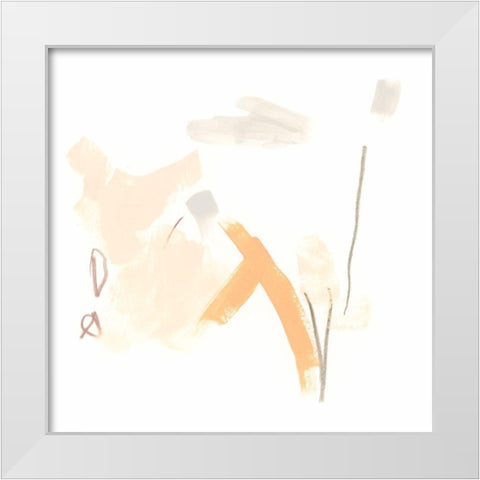 Citrus Space II White Modern Wood Framed Art Print by Vess, June Erica