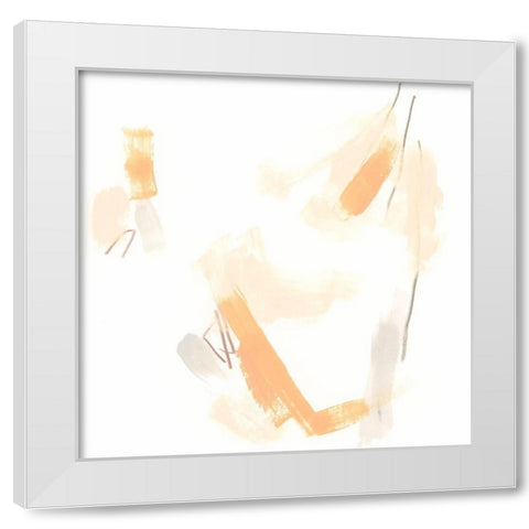 Citrus Space IV White Modern Wood Framed Art Print by Vess, June Erica