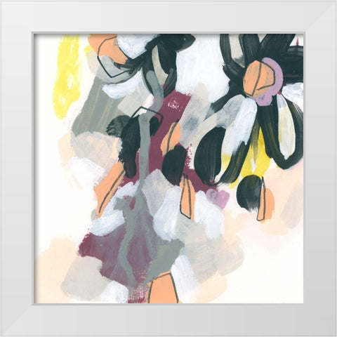 Garden Extraction VII White Modern Wood Framed Art Print by Vess, June Erica