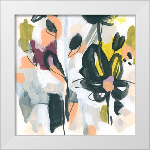 Garden Extraction VIII White Modern Wood Framed Art Print by Vess, June Erica