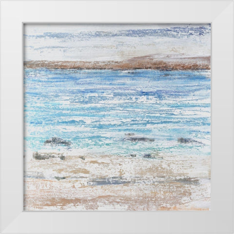 Coastal Seascape I White Modern Wood Framed Art Print by OToole, Tim