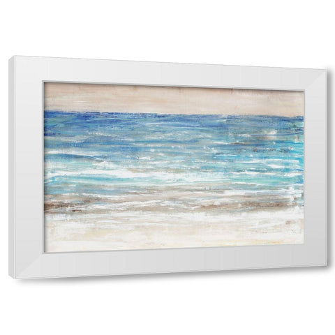 Choppy Water I White Modern Wood Framed Art Print by OToole, Tim