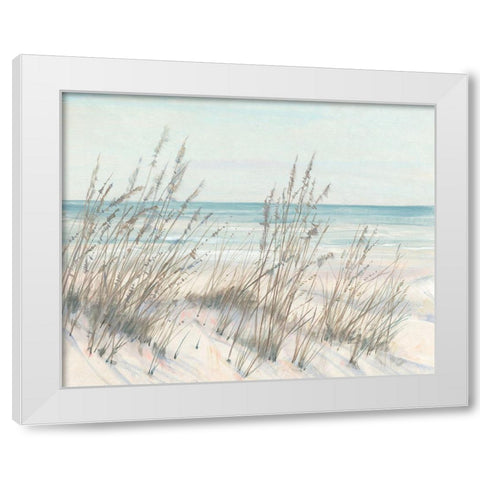 Beach Grass I White Modern Wood Framed Art Print by OToole, Tim