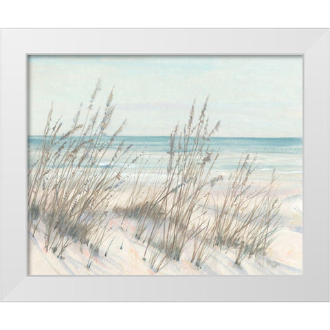 Beach Grass I White Modern Wood Framed Art Print by OToole, Tim