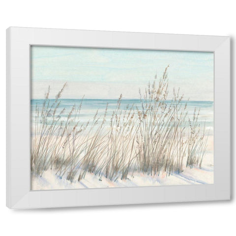 Beach Grass II White Modern Wood Framed Art Print by OToole, Tim