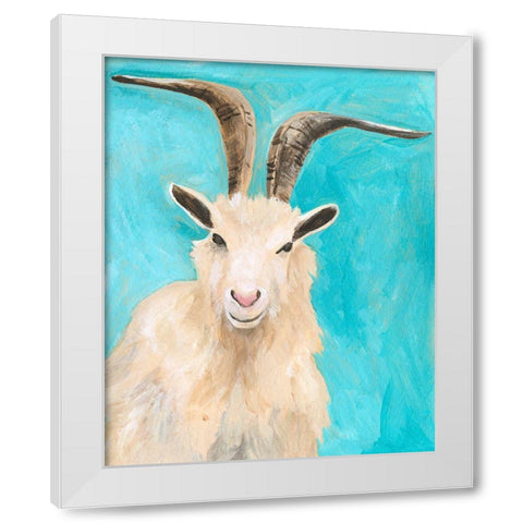 Farm Buds II White Modern Wood Framed Art Print by Moore, Regina