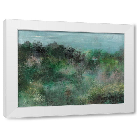 Waking I White Modern Wood Framed Art Print by Bramma, Lila